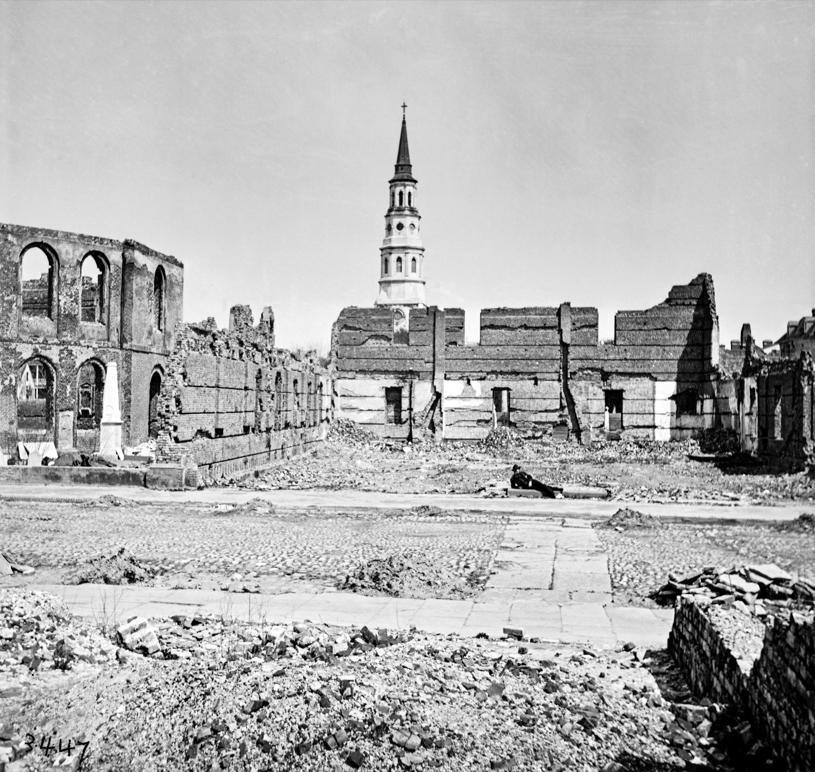 All That Was Left of Secession Hall, original black and white