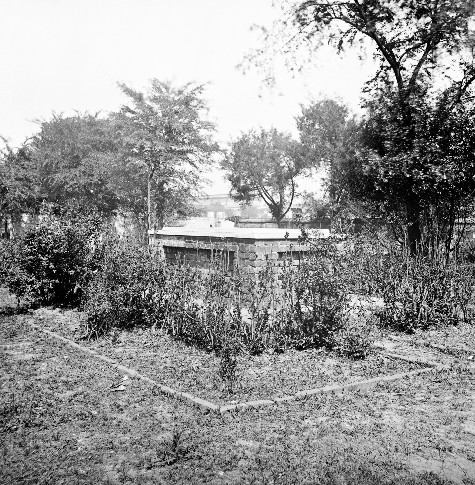 Calhoun’s Grave, Another View, original black and white