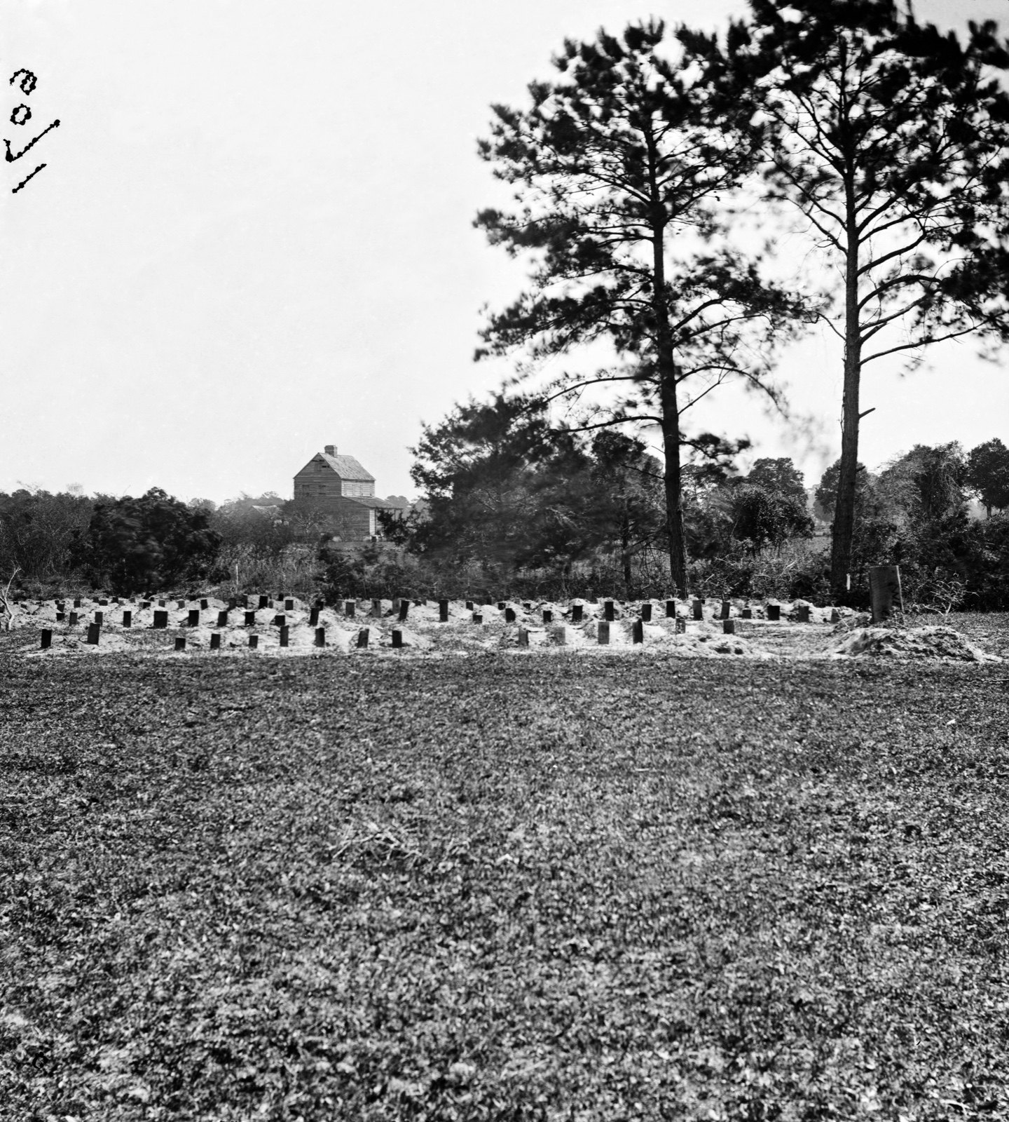 Federal Soldiers' Cemetery, original black and white