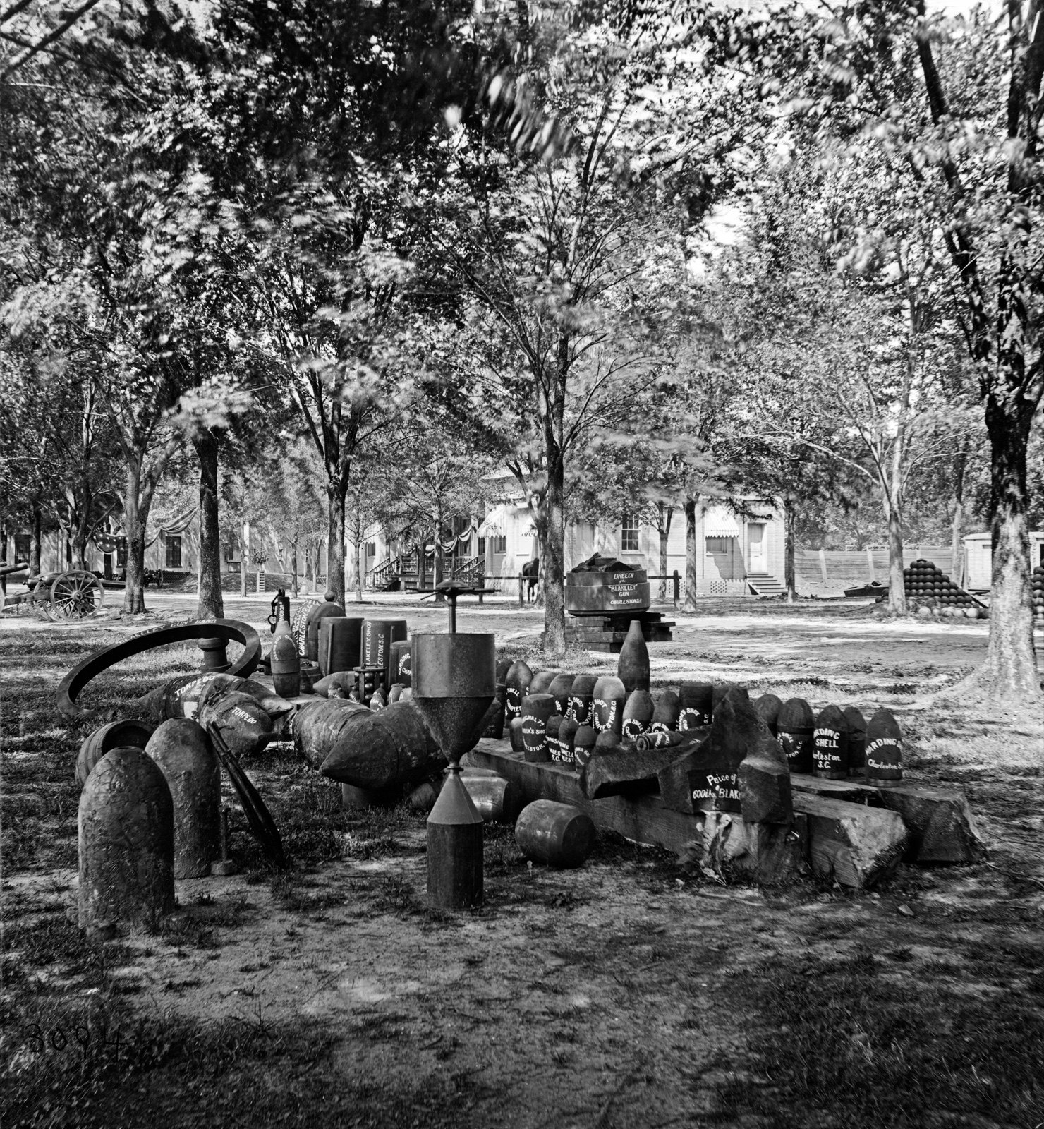 Ordnance at the Arsenal, original black and white