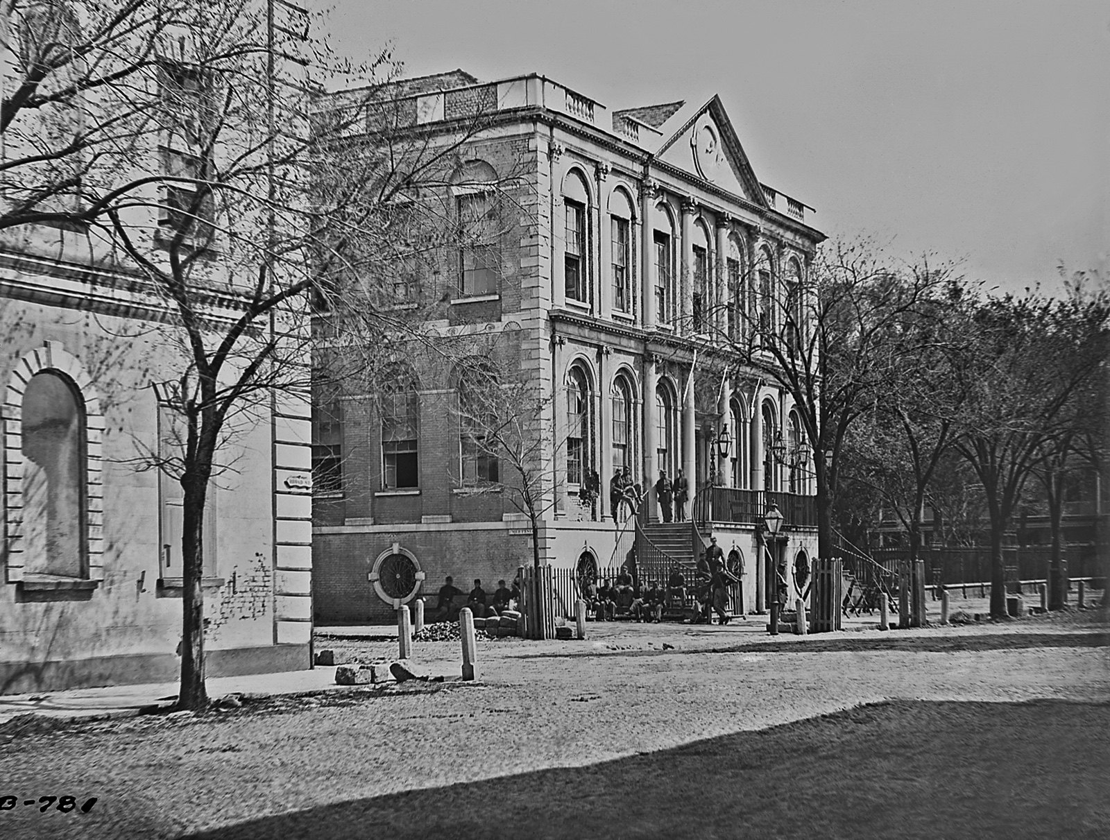 When Jeff Davis Paid a Visit, original black and white