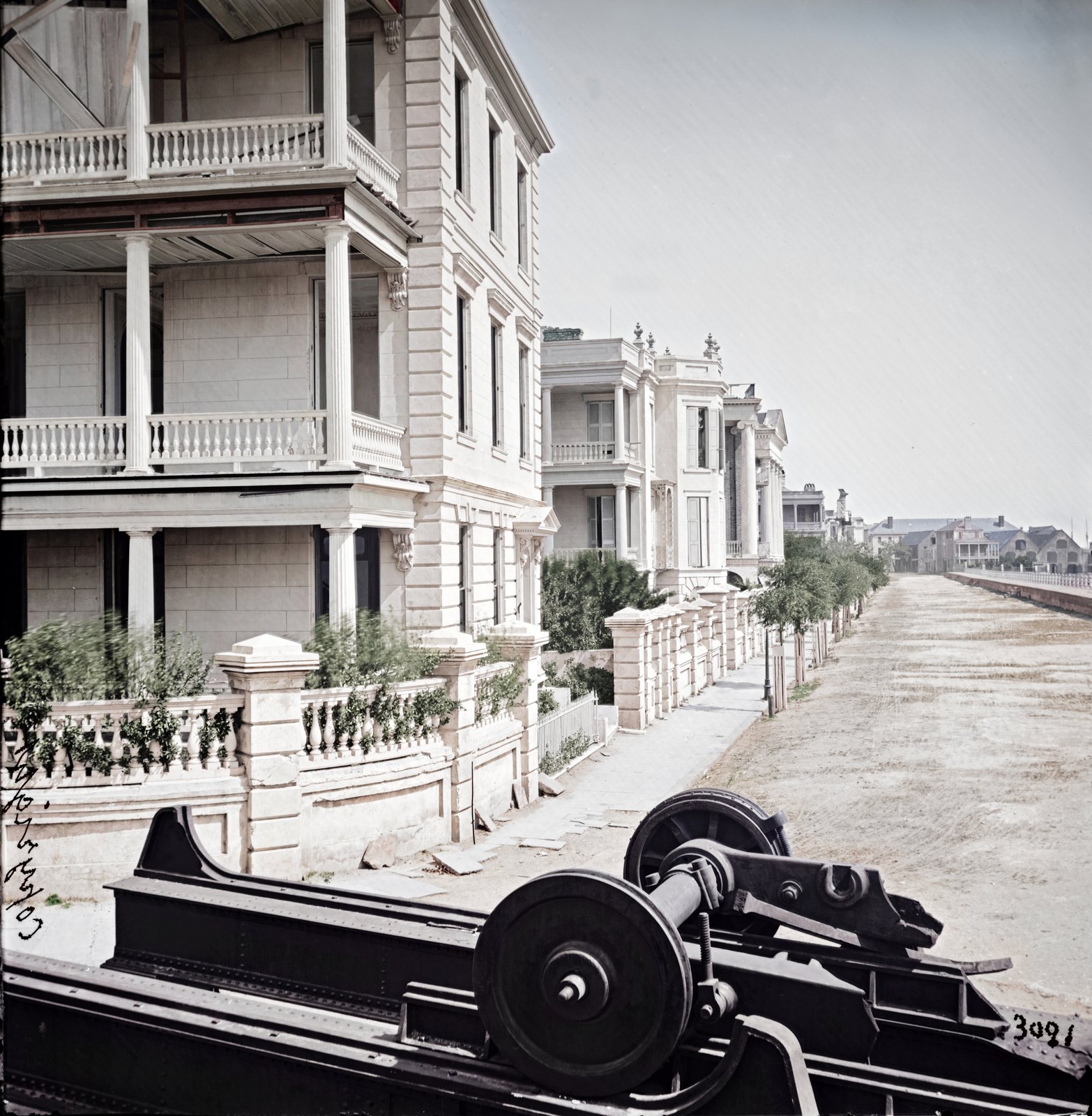 The Wrecked Blakely at the Battery